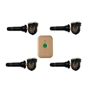 Ford Ranger Wheel Kit - Ford Racing - 18x8in w/TPMS - Gloss Black w/ Machined Face - `19-`25